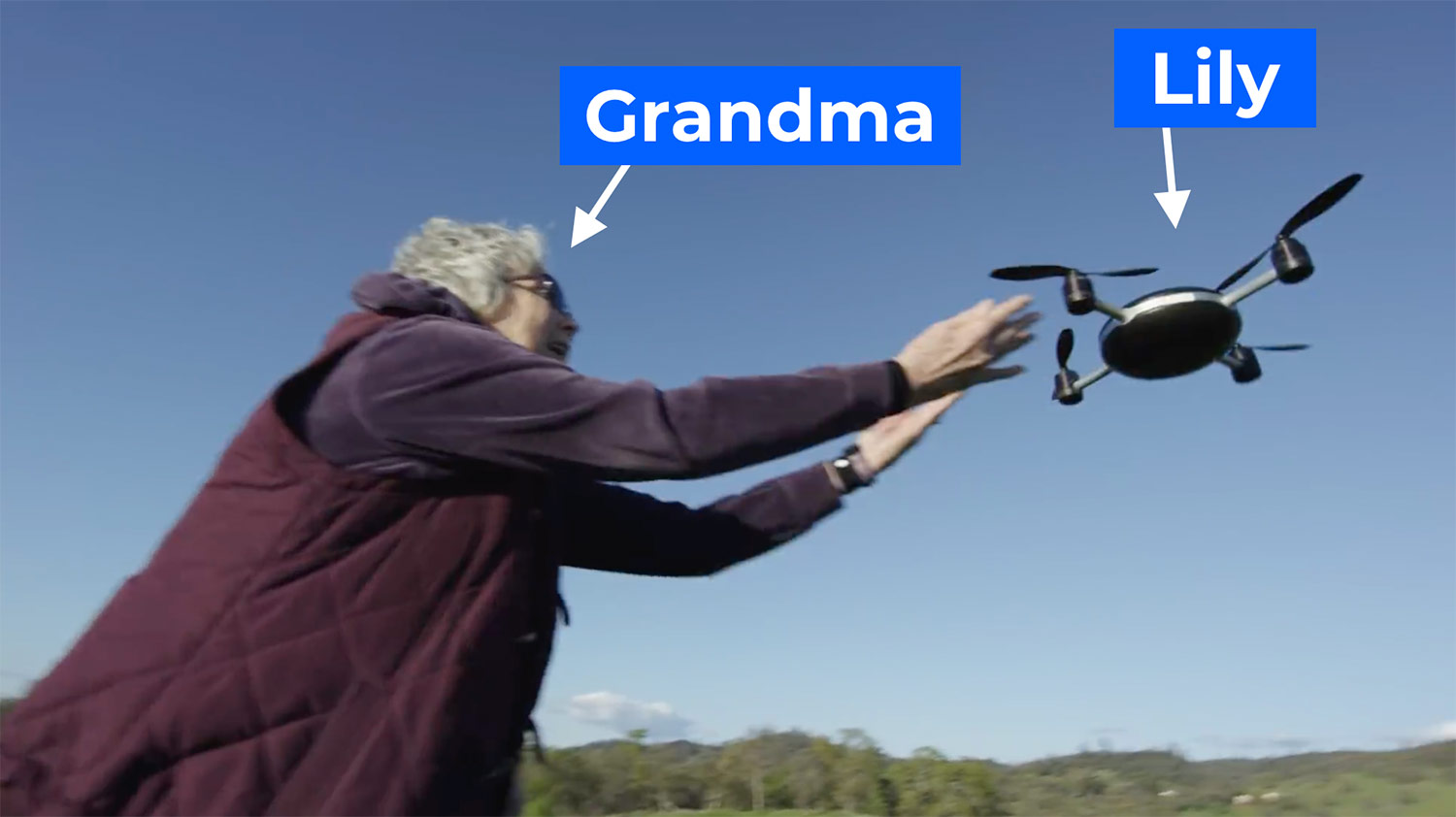 Lily Drone and Grandma