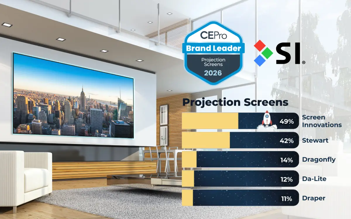 Screen Innovations - Projection Screen Bullet Brand Winner 1st Place