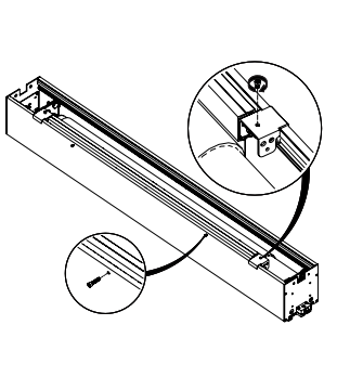 Solo 3 cassette with callouts highlighting internal bracket screw and side panel attachment point