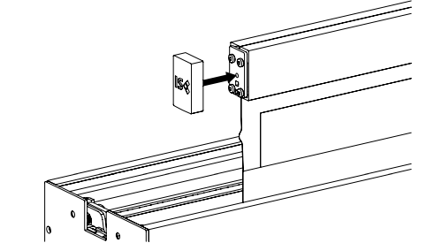 Small control box connecting to the end cap of a Solo 3 cassette track with a cable