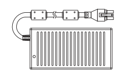375 Power Supply unit with attached cable and standard three-prong plug