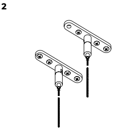 Step 3: Bracket attachment to ceiling structure