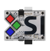 Screen Innovations MOAB control board with RGB indicator lights and SI logo