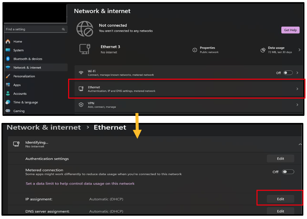 Windows Network Adapter Settings