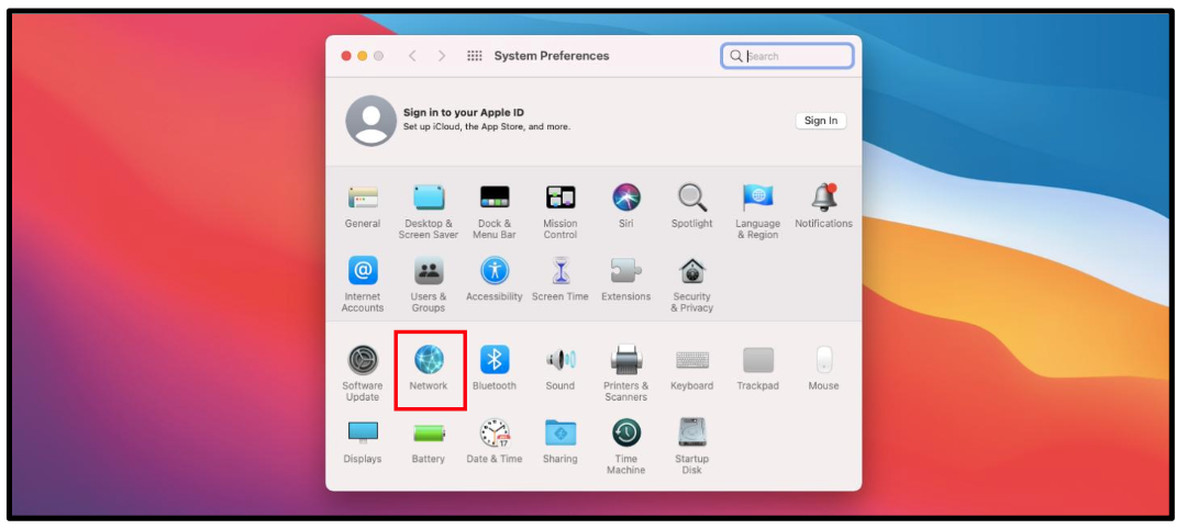 Mac System Preferences Network