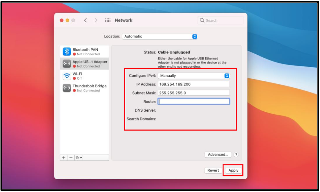 Mac IP Configuration