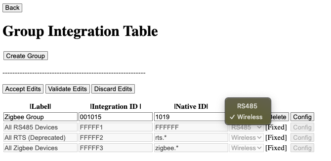 Create Zigbee Group