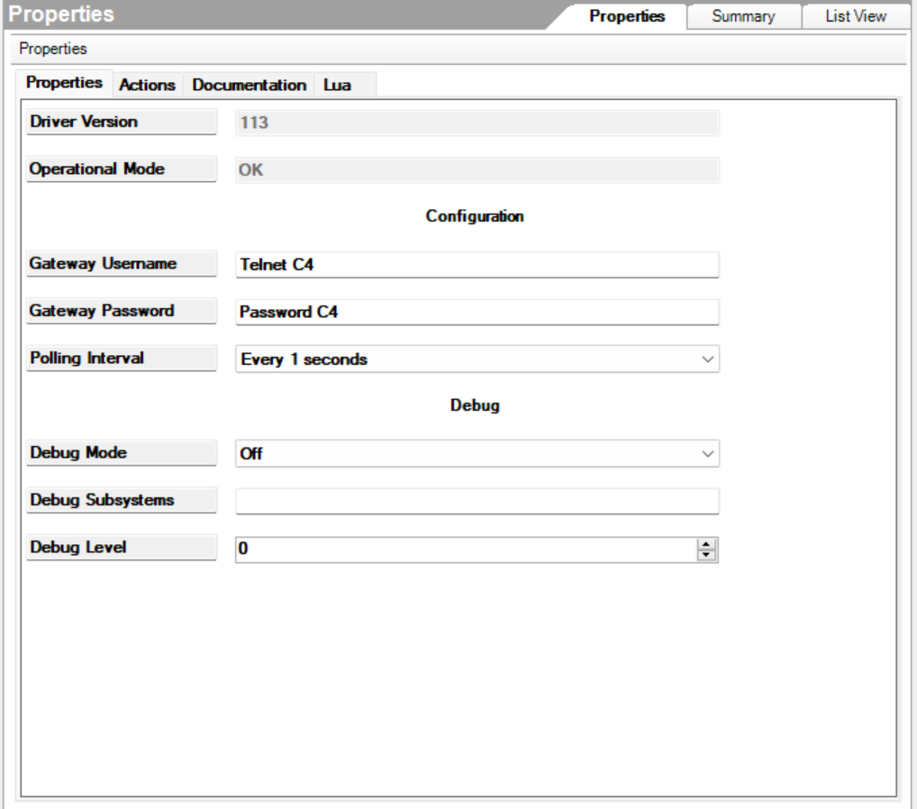 Gateway Username Password