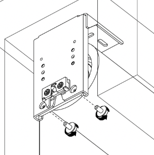 Unscrewing wheel assembly from weight bar end cap, exploded view diagram