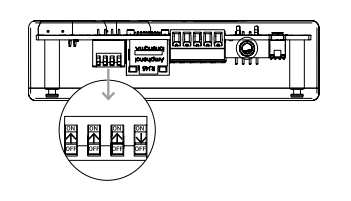 MOAB bottom panel with zoomed callout showing four dip switches in a row