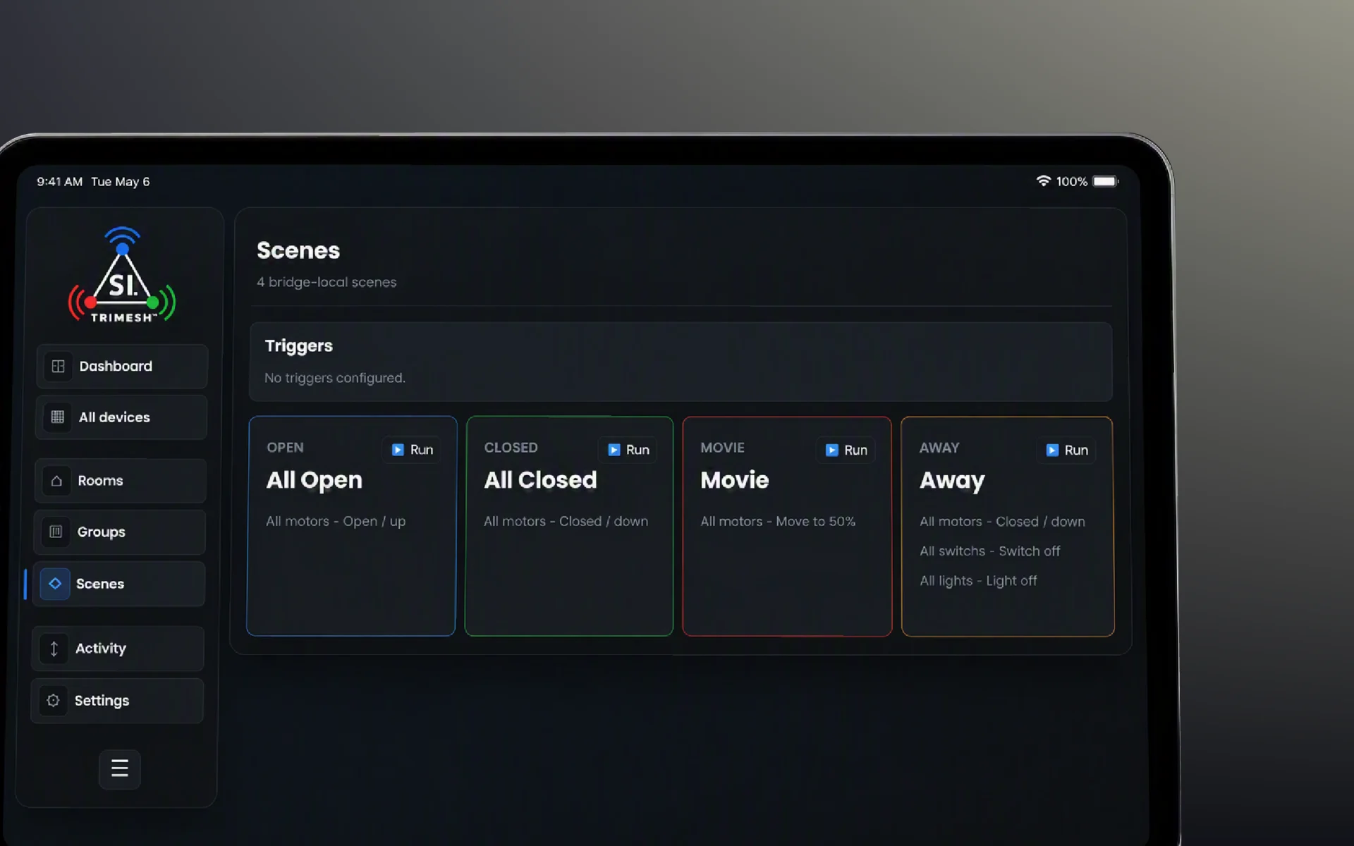 Native Zigbee and PoE Grouping and Scenes