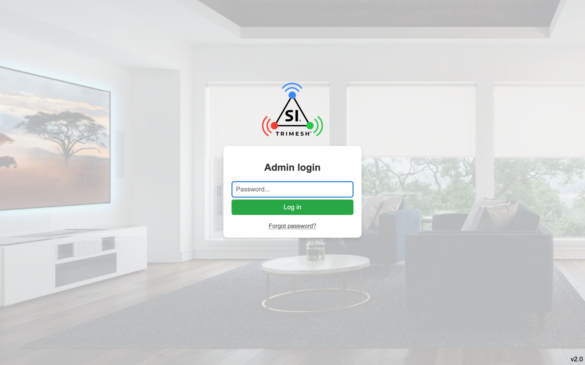 The login page.