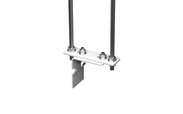 Solo Suspended Ceiling Brackets Top Angle