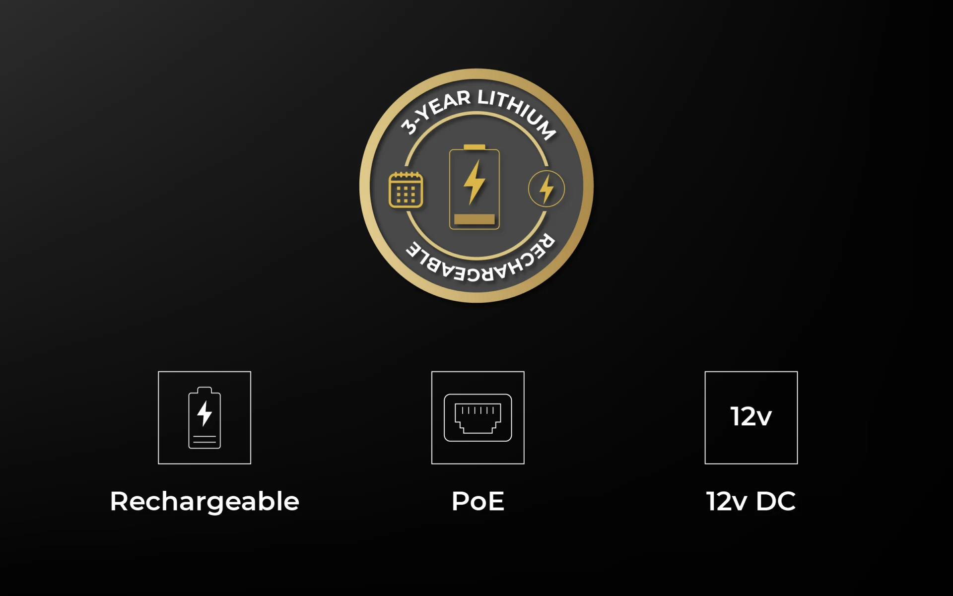 3-Year Lithium Rechargeable Battery