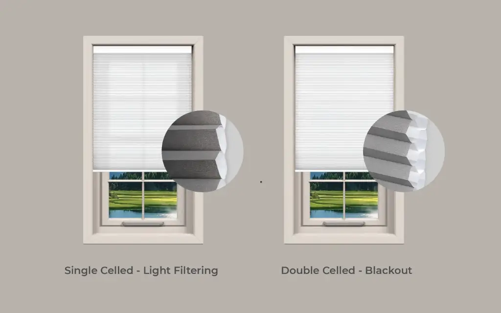 Niño™ Cellular Shades - Light Filtering or Blackout Options