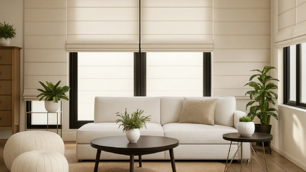 Nino Roman Shades - Affordable, Sleek And Beautiful Roman Shades